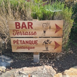 Panneau gamme tradition signaletique camping cartel creatif 