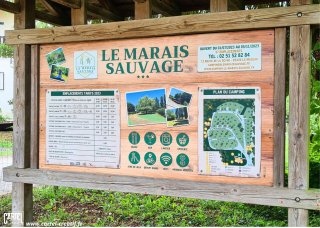 Photo panneau tarif gamme tradition signaletique camping cartel creatif